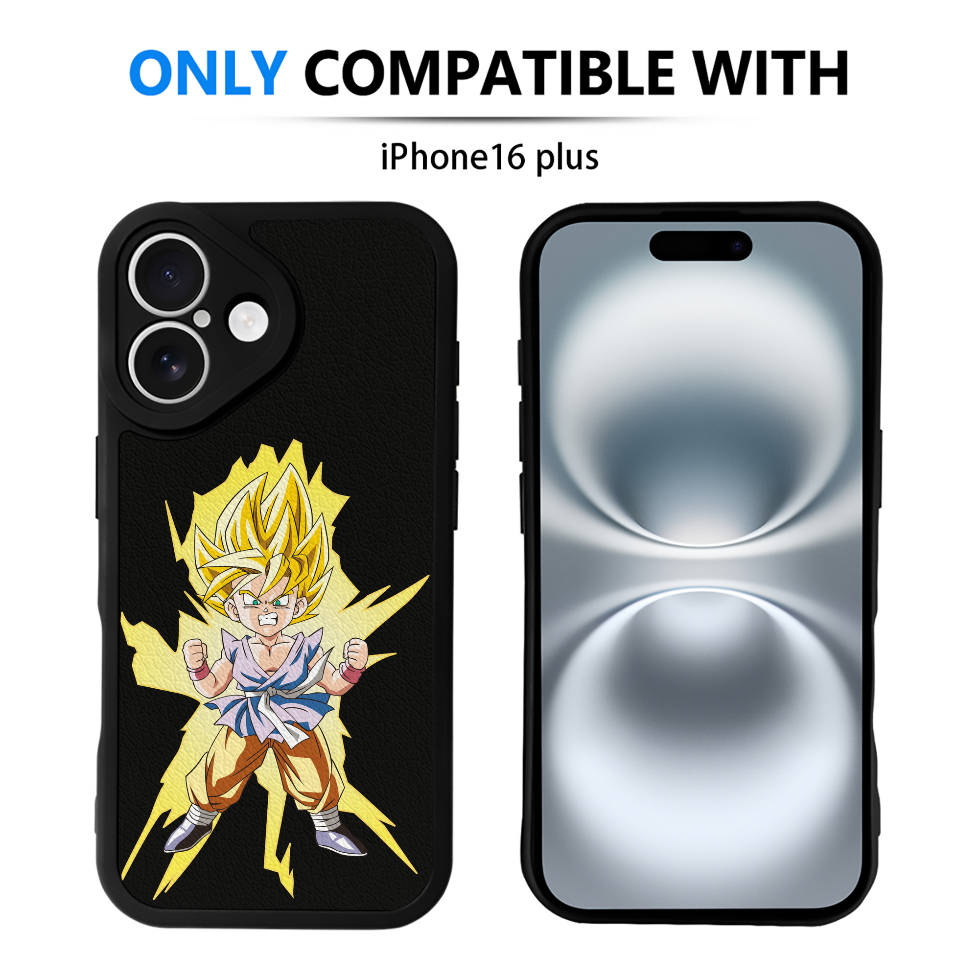 （画像用） ドラゴンボール ベジット DRAGON BALL Vegetto 【iPhone 16シリーズ対応】シリコンスマホケース（レザー調） 材質：シリコン
